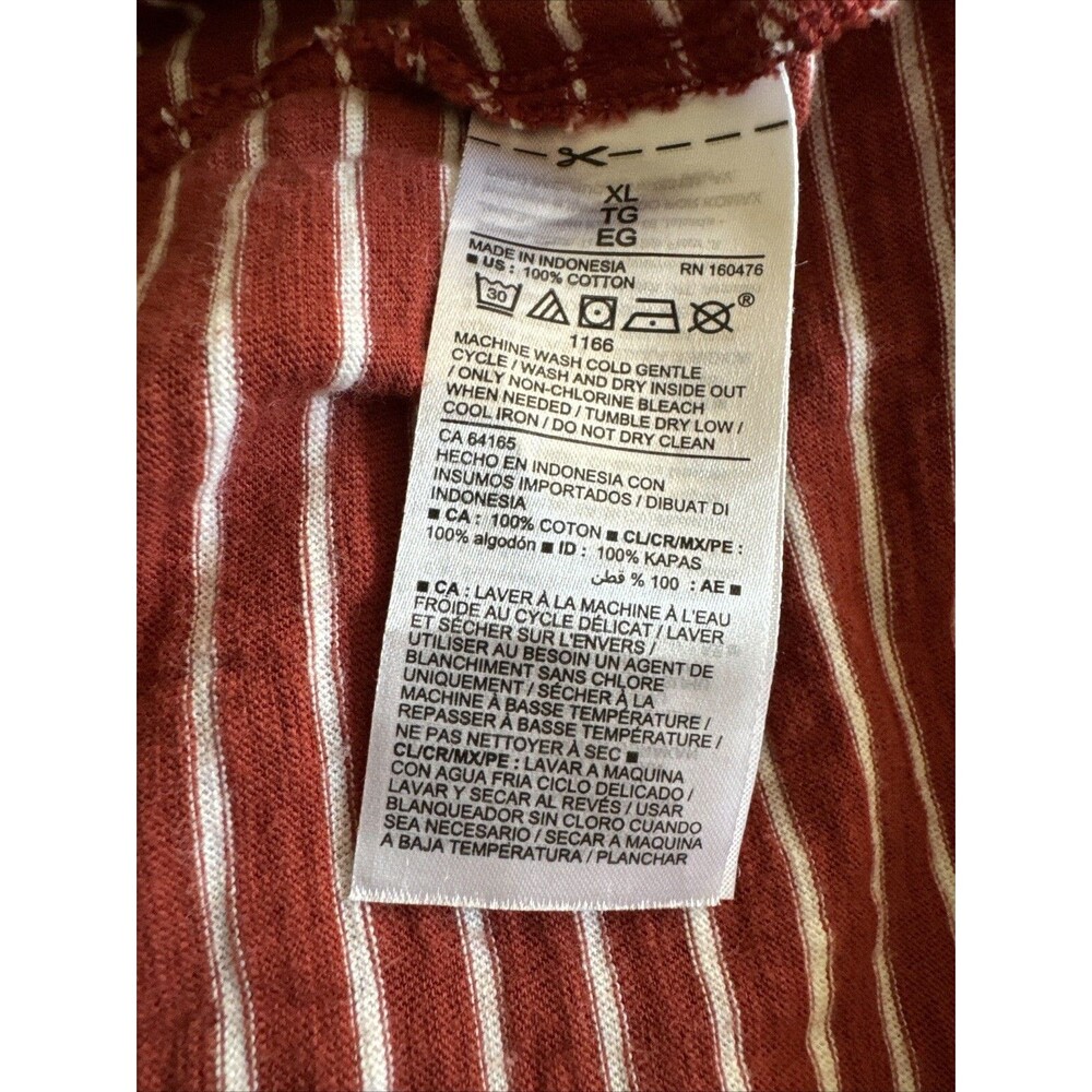 Old Navy Women’s Sz XL Maxi Tank Dress Striped Summer Tie Casual Cotton Pull On - Picture 12 of 12